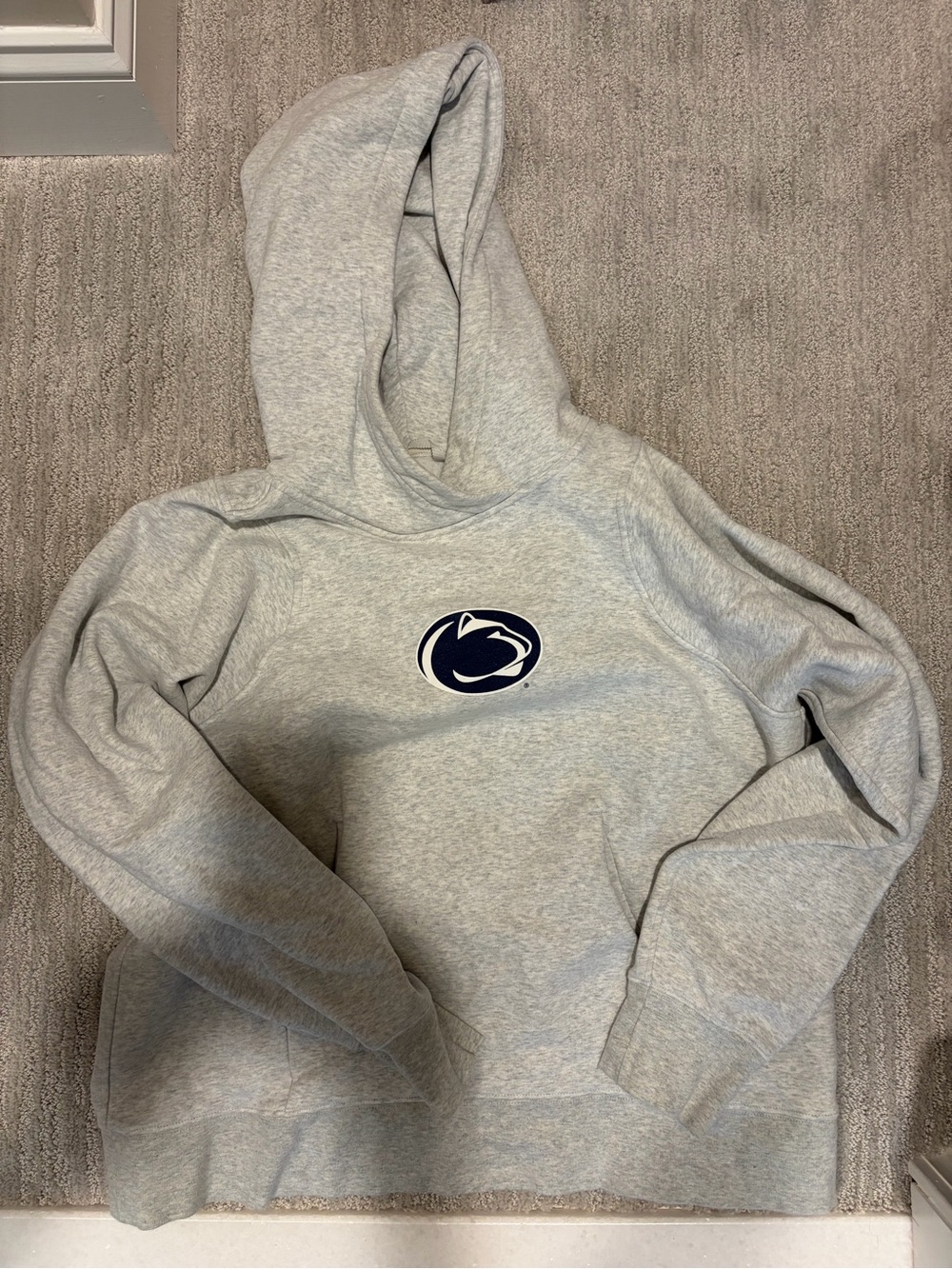 lululemon athletica Gray Hooded Women's Sweatshirt with Penn State Logo